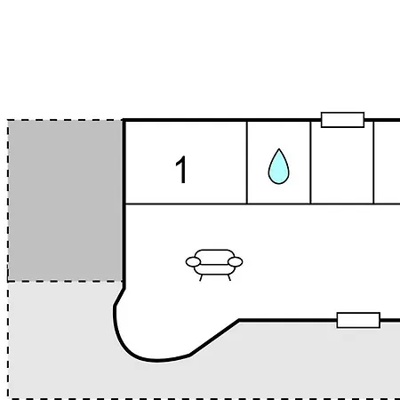 Awesome In W/ 2 Bedrooms Prázdninový dům